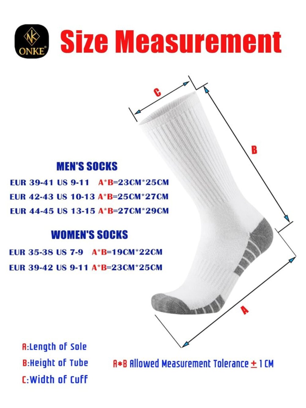 Men's Seamless Athletic Crew Work Socks 6 Pack Cushion - Picture 4 of 6
